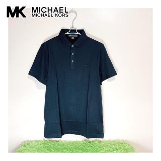 マイケルコース(Michael Kors)の【Mサイズ新品】マイケルコース・ポロシャツ黒/ビジネス使用可能/クールビズ対応(ポロシャツ)