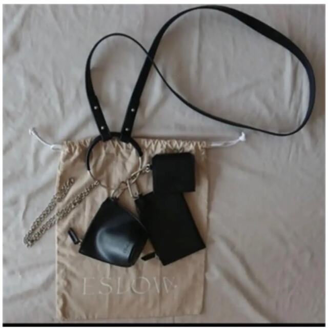 TOMORROWLAND(トゥモローランド)のESLOW ミニポーチ ショルダー マスクチェーン ミニ財布 レディースのバッグ(ショルダーバッグ)の商品写真