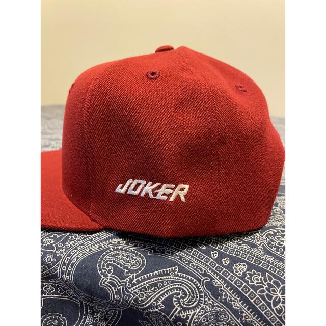 Joker Brand Clown Cap バーガンディー&レッド 1