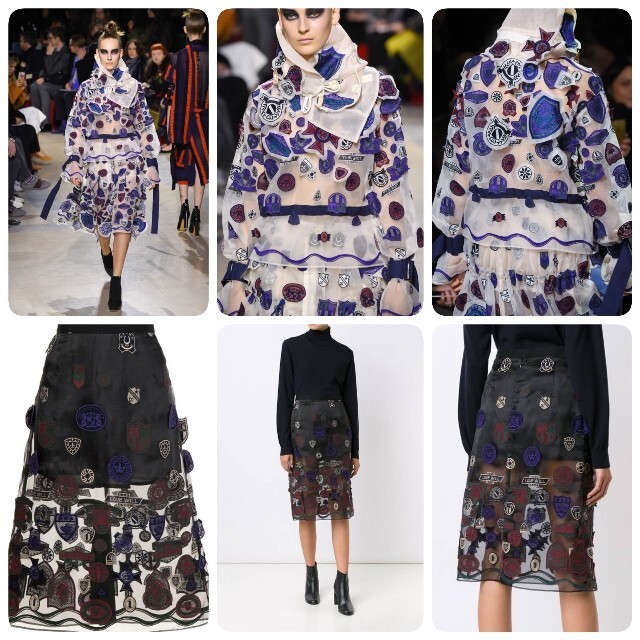 sacai - 16AW サカイ 最高級ワッペン装飾ポリエステル sacai - 16AW サカイ 最高級ワッペン装飾ポリエステル