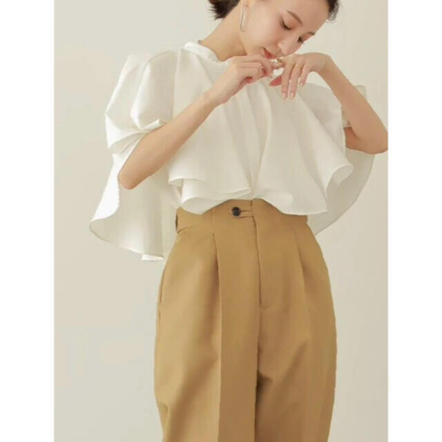Louren drape cape blouse