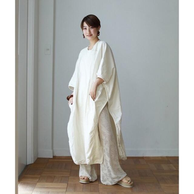 TODAYFUL(トゥデイフル)のTODAYFUL(トゥデイフル) "Washed Canvas Gown" レディースのワンピース(ロングワンピース/マキシワンピース)の商品写真