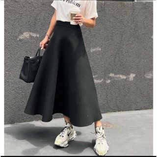 バースデーバッシュ(BIRTHDAY BASH)のBB KNIT A LINE SKIRT(ロングスカート)