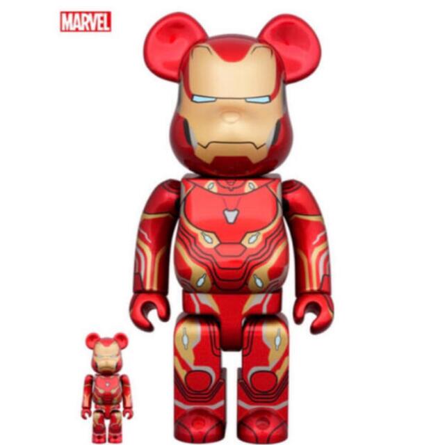 草間彌生BE@RBRICK IRON MAN MARK 50 100％ & 400％