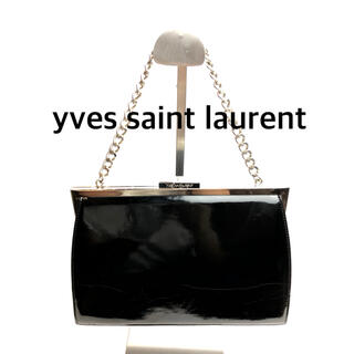 イヴサンローランボーテ(Yves Saint Laurent Beaute)の【希少デザイン】yves saint laurent チェーン　バンドバッグ(ハンドバッグ)
