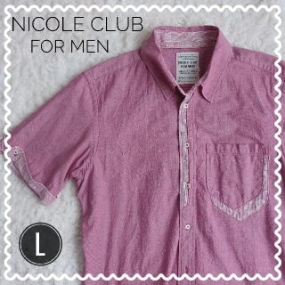 ニコルクラブフォーメン(NICOLE CLUB FOR MEN)の【NICOLE CLUB FOR MEN】花柄切り替えがオシャレな メンズシャツ(シャツ)