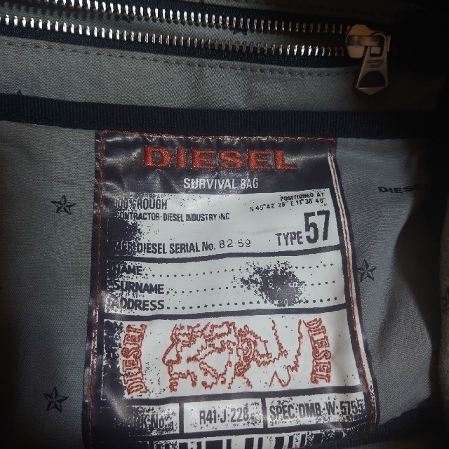 DIESEL(ディーゼル)のDIESEL　トートバッグ　レザー使用 メンズのバッグ(トートバッグ)の商品写真