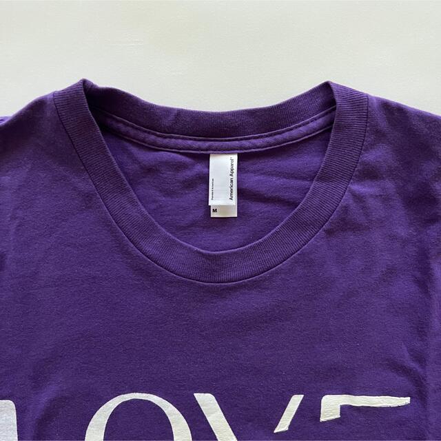 American Apparel(アメリカンアパレル)のamerican apparel LOVE Tシャツ M メンズのトップス(Tシャツ/カットソー(半袖/袖なし))の商品写真