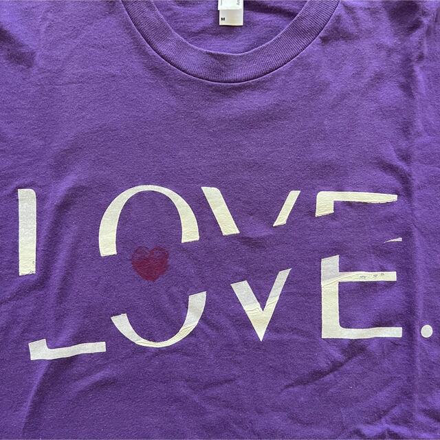 American Apparel(アメリカンアパレル)のamerican apparel LOVE Tシャツ M メンズのトップス(Tシャツ/カットソー(半袖/袖なし))の商品写真