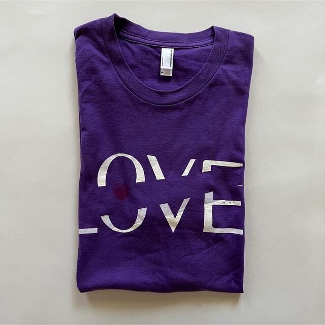 American Apparel(アメリカンアパレル)のamerican apparel LOVE Tシャツ M メンズのトップス(Tシャツ/カットソー(半袖/袖なし))の商品写真