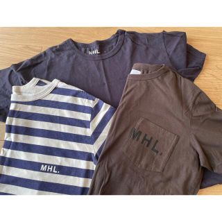 マーガレットハウエル(MARGARET HOWELL)のMHL メンズTシャツ3枚セット　サイズL(Tシャツ/カットソー(半袖/袖なし))