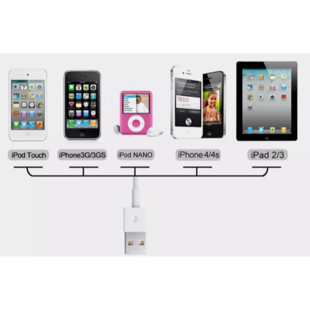 旧型 iPad iPod 充電器 iPhone 充電ケーブル - 通販 - www