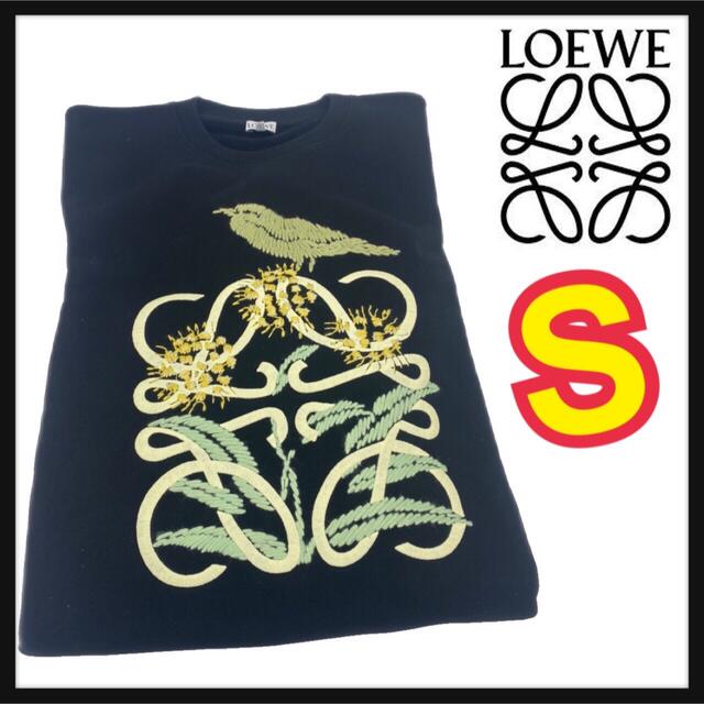 特売 LOEWE デザイナーズプリントトレーナー☆シミつきなので値段交渉