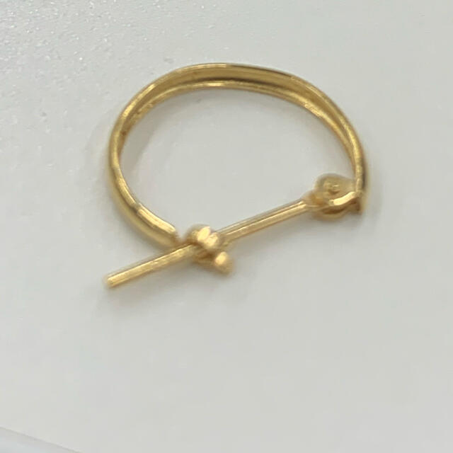 フープピアス18K