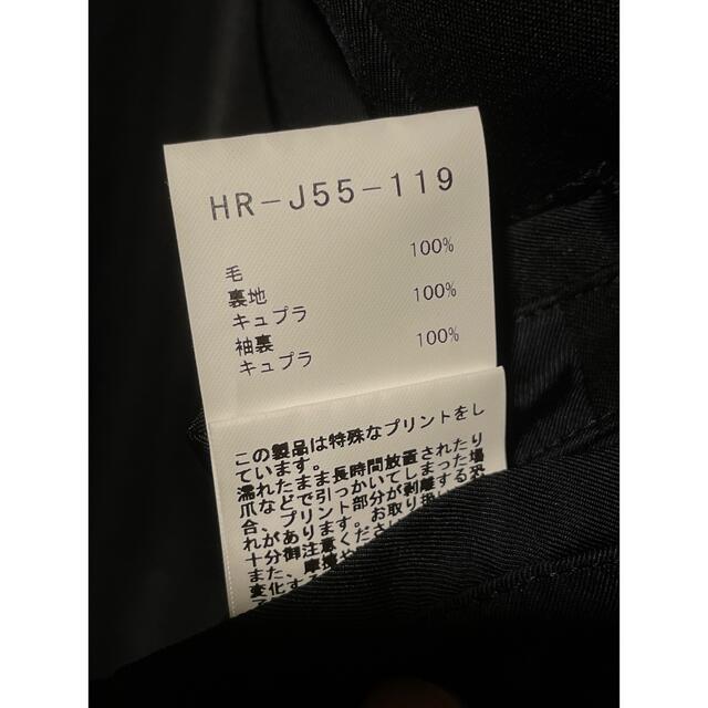 Yohji Yamamoto(ヨウジヤマモト)のヨウジヤマモト20AW W-ロングJKTプリント メンズのジャケット/アウター(テーラードジャケット)の商品写真