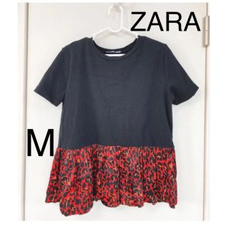 ザラ(ZARA)のZARA   M(Tシャツ(半袖/袖なし))