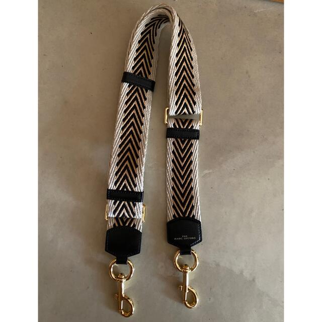 おまけ付マークジェイコブス　ARROW WEBBING STRAP  BLACK