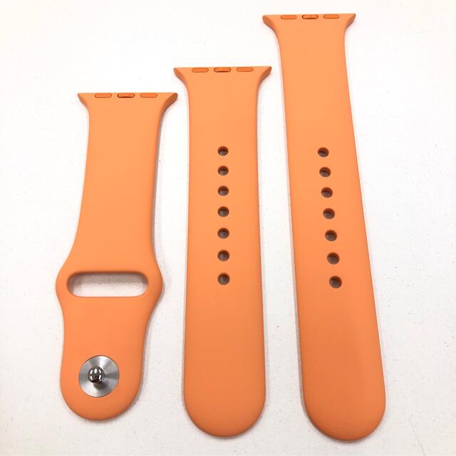 Apple Watch(アップルウォッチ)のアップルウォッチ スポーツバンド Apple Watch 41mm オレンジ メンズの時計(ラバーベルト)の商品写真
