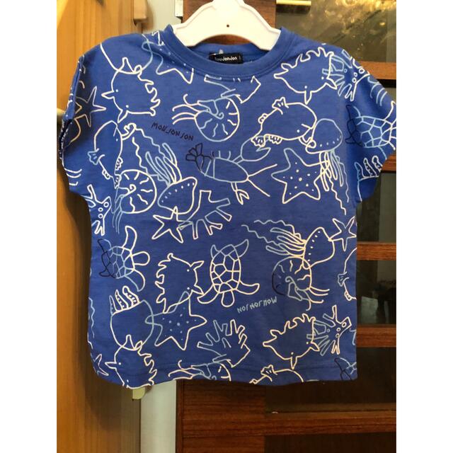 mou jon jon(ムージョンジョン)の今期新品🎗ムージョンジョン　魚柄Tシャツ　100 キッズ/ベビー/マタニティのキッズ服男の子用(90cm~)(Tシャツ/カットソー)の商品写真