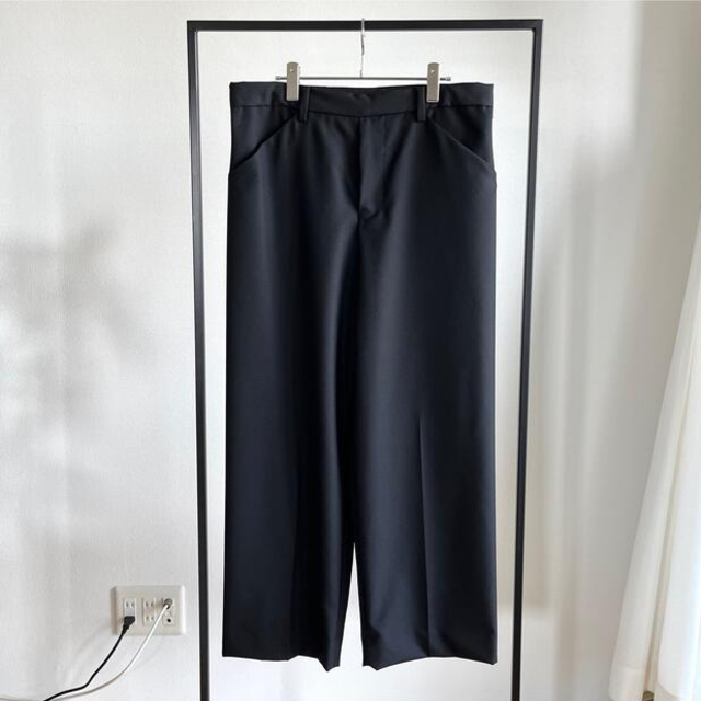 時間指定不可】 SUNSEA - SUNSEA N.M OXFORD w/耳 WIDE PANTSの通販 by