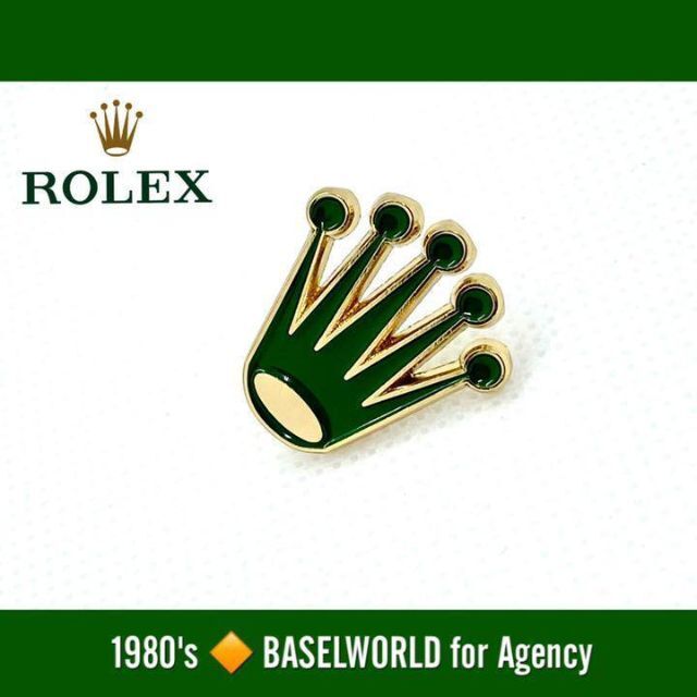 1980's★ Rolex ★バーゼルワールド配布★Pin Badge 大