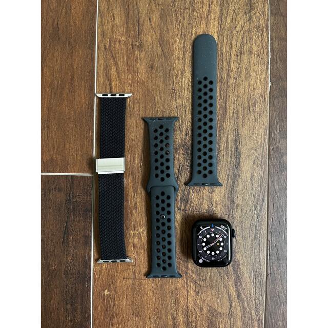 中古】 Apple Watch - Apple Watch 7 41mm Nike GPS +Cellularモデル
