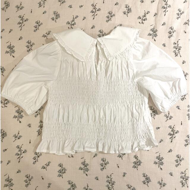 ZARA KIDS(ザラキッズ)のZara kids ブラウス　デニム　セット2-3Y98cm キッズ/ベビー/マタニティのキッズ服女の子用(90cm~)(ブラウス)の商品写真