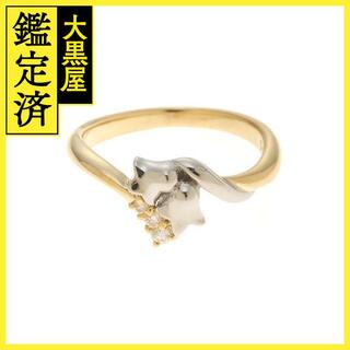 ディオール(Dior)のDior　チューリップリング　イエローゴールド　PT900　ダイヤ　【432】(リング(指輪))