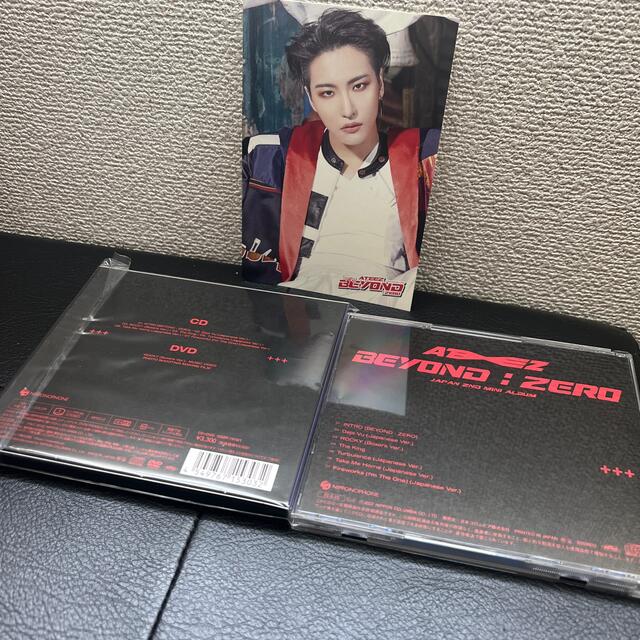 ATEEZ(エイティーズ)のateez BEYOND：ZERO（TYPE-B）＋通常盤 ソンファ エンタメ/ホビーのCD(ポップス/ロック(邦楽))の商品写真