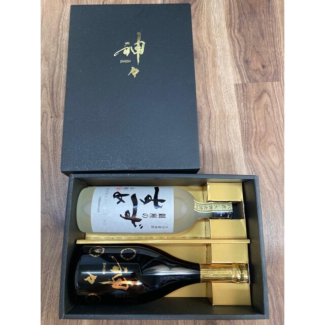 酒2本セット 本格焼酎 神々、大分麦焼酎 銀座のすずめ白麹 食品/飲料/酒の酒(焼酎)の商品写真