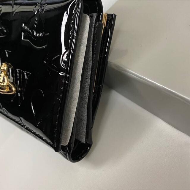 財布【最終値下げ】【最安値】Vivienne Westwood エナメル 財布 黒