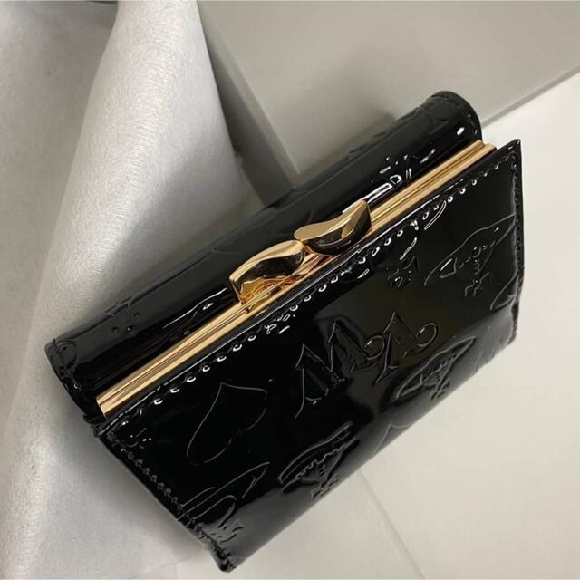 財布【最終値下げ】【最安値】Vivienne Westwood エナメル 財布 黒