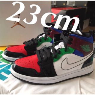 ラスト1点✨AIR JORDAN 1 MID✨マルチカラー✨23cm