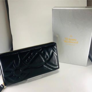 ヴィヴィアンウエストウッド(Vivienne Westwood)の【最終値下げ】Vivienne Westwood 財布 長財布 黒 型押し(財布)