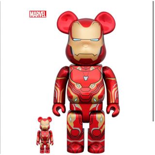 ベアブリック(BE@RBRICK)のBE@RBRICK IRON MAN MARK 50 100％ & 400％(その他)