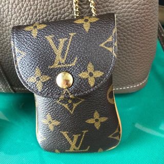 ルイヴィトン(LOUIS VUITTON)のルイヴィトン　ポーチ　チェーンストラップ　モノグラム　テレフォン(ポーチ)