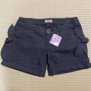 エルディーエス(LDS)の【タグ付き】LDS リボンショートパンツ ブラック Mサイズ(ショートパンツ)