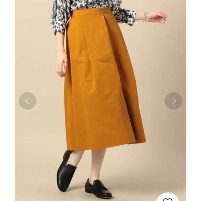 BEAUTY&YOUTH UNITED ARROWS(ビューティアンドユースユナイテッドアローズ)のBY グログランタックロングスカート レディースのスカート(ロングスカート)の商品写真