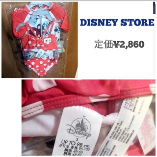 ディズニー(Disney)の★DISNEY STORE 定価¥2,860 ミニーちゃん ガールズ 水着(水着)