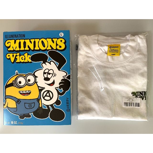 MINIONS x VICK TEE (L) (専用BOX付き)