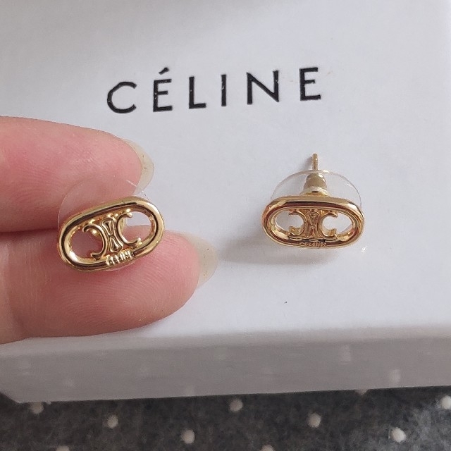 セリーヌ ゴールド ピアス イヤリング 美品 - www.onkajans.com