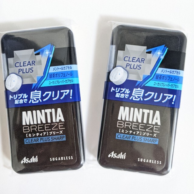 アサヒ(アサヒ)のMINTIA　BREEZE　息クリア　2個 コスメ/美容のオーラルケア(口臭防止/エチケット用品)の商品写真