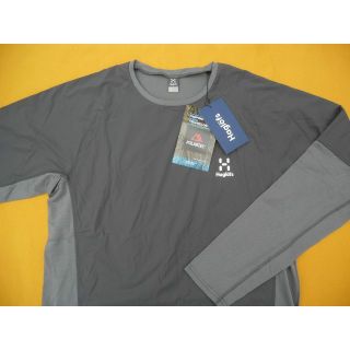 ホグロフス(Haglofs)のホグロフス Delta Hybrid PO L シャツ Dark Grey(Tシャツ/カットソー(七分/長袖))