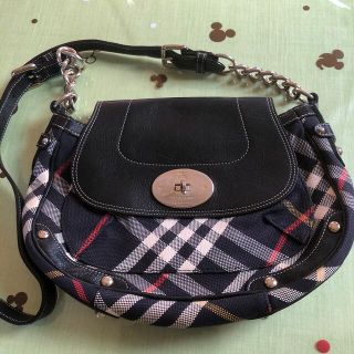 バーバリーブルーレーベル(BURBERRY BLUE LABEL)のバーバリー　ショルダーバッグ　美品(ショルダーバッグ)