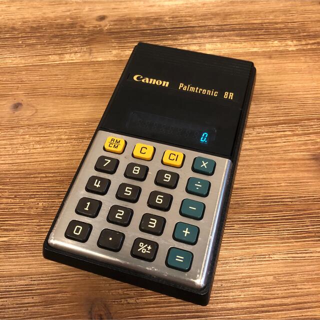 実働 レトロ電卓 canon PALMTRONIC 8R キャノン