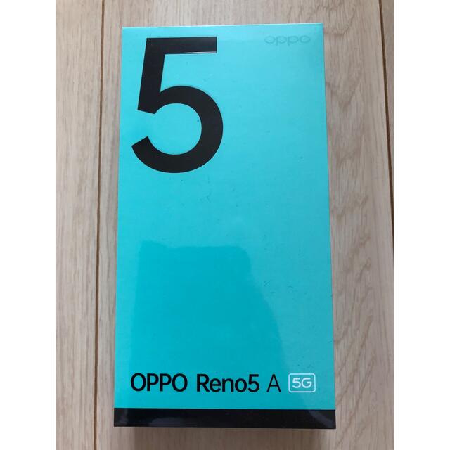 OPPO(オッポ)のOPPO RENO5 A NA SIMフリー スマートフォン アイスブルー スマホ/家電/カメラのスマートフォン/携帯電話(スマートフォン本体)の商品写真