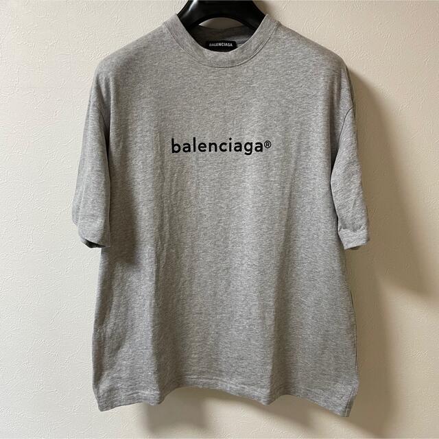 バレンシアガ　balenciaga Tシャツ　グレー　オーバーサイズ　XS 美品