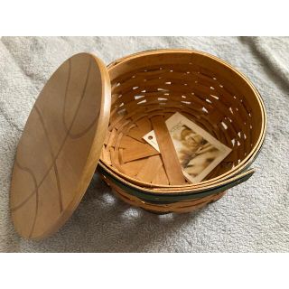 【9/1〜30不在のため取引不可】 Longaberger 蓋付きバスケット(バスケット/かご)