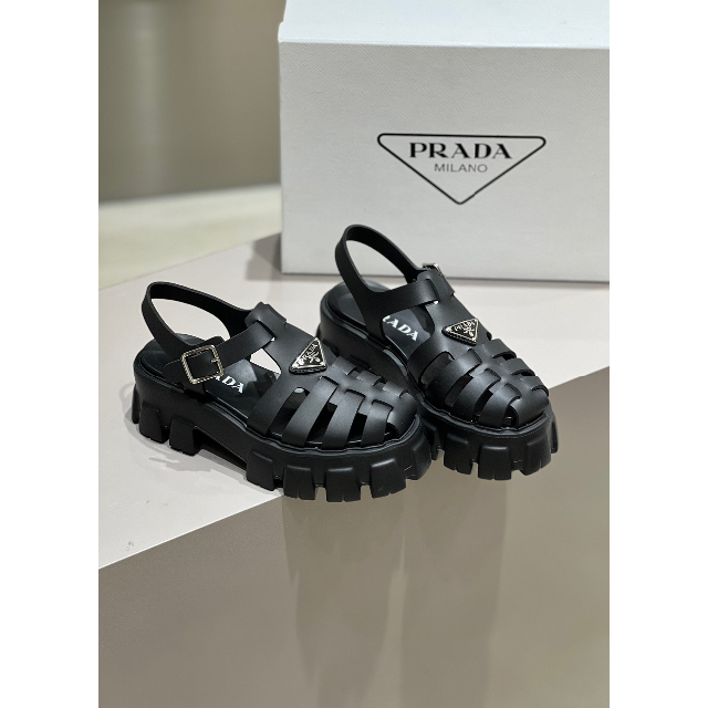 新品未使用 プラダ サンダル モノリス 36 tic-guinee.net