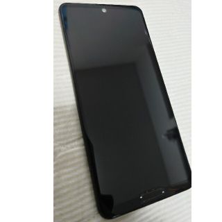 アクオス(AQUOS)の【中古】SIMフリーdocomo AQUOS R5G SH-51A ブラック(スマートフォン本体)